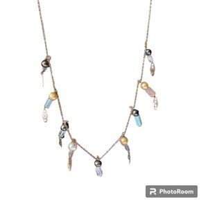 Handmade necklace of freshwater pearls and more